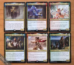 Set of 6 Theros Beyond Death Legendary Gold Creatures *NM* Magic MTG EDH Group - Image 1