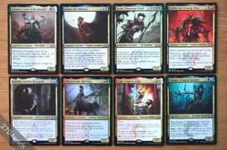 Set 8 Ravnica Legendary Rare Gold Creatures *NM+* English Magic MTG Group Izoni - Image 1