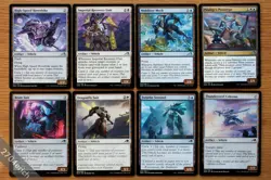 Set of 8 Common & Uncommon Vehicles / Kamigawa Neon Dynasty *NM* (Magic MTG) - Image 1
