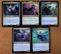 Lot 10 Rare & Uncommon Faerie Gold Legendary Creatures Magic MTG Commander Decks - Image 2