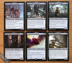 Set of 6 Commander Legends Black Partner Creatures *NM* (Magic MTG EDH) - Image 1