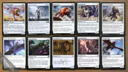 Set of 10 Pauper Legal Cats *NM* English Magic the Gathering MTG Savannah Lions - Image 1