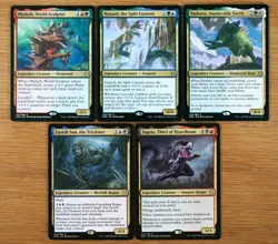 Set of 10 Zendikar Rising Legendary Creatures Magic MTG Commander Deck Building - Image 3