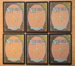 Set of 6 Pauper Legal FOIL Red Board Wipes *NM Near Mint* (English Magic MTG) - Image 2