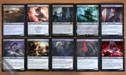 Set 10 Different Black Deathtouch Creatures *NM* English Magic MTG Commander EDH - Image 1