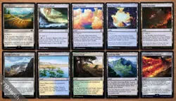 Lot 10 Different Budget Fetch Lands *NM* MTG EDH Magic Commander Deck Building - Image 1