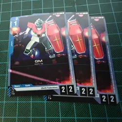 3x GM - ST01-005 NM - Gundam TCG Card Game Common - Image 1
