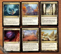Set of 6 Mana Fixing Any Color Mana Lands *NM* Magic Commander Deck Building MTG - Image 1
