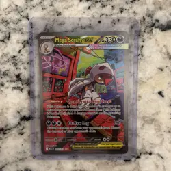 Pokemon Ascended Heroes English SIR Mega Scrafty EX 285/217 PACK FRESH - Image 1