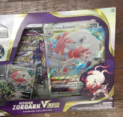 Pokemon Hisuian Zoroark VStar Premium Collection Sealed TCG NEW 2022 - Image 3