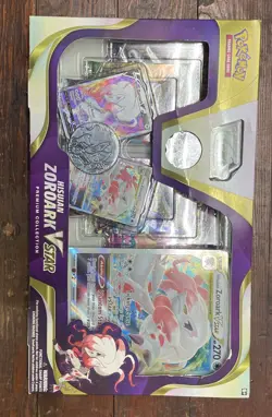 Pokemon Hisuian Zoroark VStar Premium Collection Sealed TCG NEW 2022 - Image 4