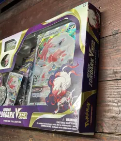 Pokemon Hisuian Zoroark VStar Premium Collection Sealed TCG NEW 2022 - Image 5