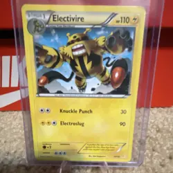 Pokemon Electivire Stage 1 Card 110 HP Knuckle Punch Electroslug 25/30 XY Train… - Image 1