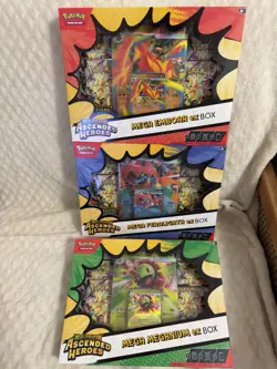 Pokemon TCG Ascended Heroes EX Box 3-Pack (Costco Exclusive Bundle) - Image 1
