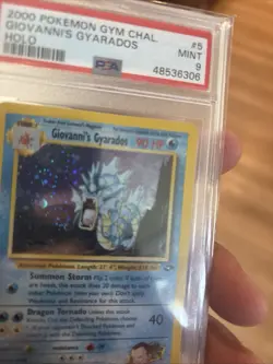 Giovanni's Gyarados 2000 Pokemon Gym Challenge PSA 9 #5 —LOW POP— WITH SWIRL 🔥 - Image 3