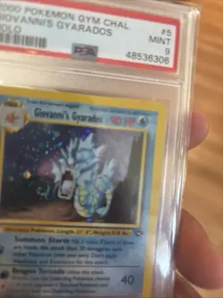 Giovanni's Gyarados 2000 Pokemon Gym Challenge PSA 9 #5 —LOW POP— WITH SWIRL 🔥 - Image 4