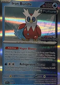 Iron Bundle (Prerelease) 058 Holo P Scarlet & Violet Promo Pokemon NM - Image 1