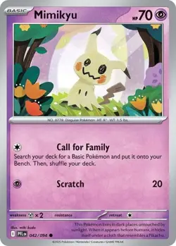 1x (NM) Mimikyu - 042/094 - Common ME Phantasmal Flames Pokemon - Image 1