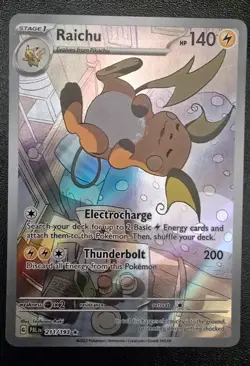 Raichu 211/193 Paldea Evolved NM Condition Illustration Rare Pokemon - Image 1