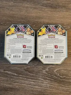 Pokemon V Powers Collection Tin Eevee Eternatus NEW FACTORY SEALED - Image 2