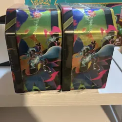 2x Tins: Pokemon TCG Mega Charizard X + Y ex Tin Bundle - New Factory Sealed - Image 5