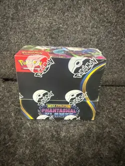 Pokemon TCG: Mega Evolution Phantasmal Flames Booster Box, Box Wear - Image 1