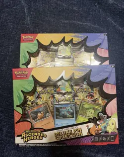 Pokemon Ascended Heroes First Partners Deluxe Pin Collection - SEALED - Image 1