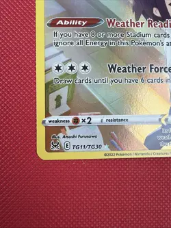 Pokemon TCG Castform Lost Origin Trainer Gallery TG11/TG30 Holo Ultra Rare NM - Image 4