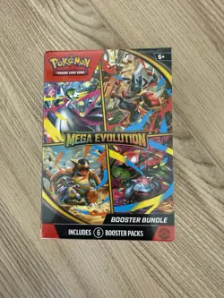 Pokemon TCG: Mega Evolutions Booster Bundle Brand New Sealed 6 Booster Packs HTF - Image 1