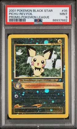 Pokemon Pichu Reverse Holo Black Star Promo PSA 9 🔥 POP 564 - Image 1