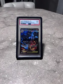 Pokemon Mega Charizard X EX Special Illustration Rare Holo PSA 9 125/094 2025 - Image 1