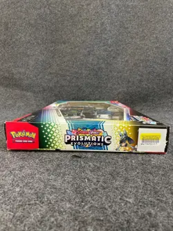 Pokemon TCG: Prismatic Evo Lucario Tyranitar Ex Premium, Worn Sealed Box - Image 3