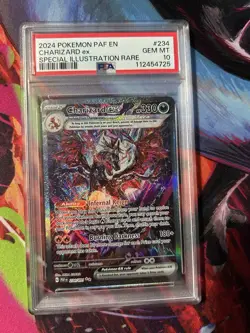 Pokemon 2024 Charizard ex 234/091 SIR Paldean Fates Guard Included GEM MT PSA 10 - Image 1
