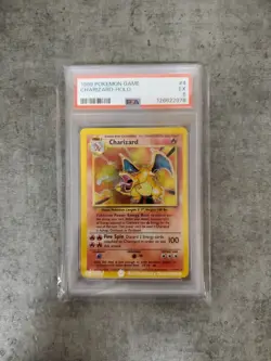 1999 Pokemon Game Charizard-Holo #4 EX PSA 5 - Image 1