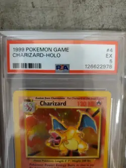 1999 Pokemon Game Charizard-Holo #4 EX PSA 5 - Image 2
