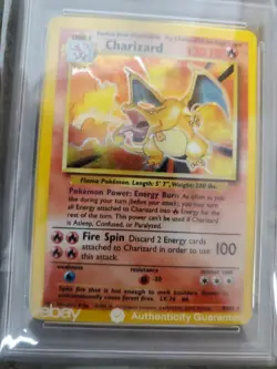 1999 Pokemon Game Charizard-Holo #4 EX PSA 5 - Image 4