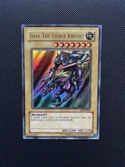 Yu-Gi-Oh Gaia the Fierce Knight LOB-E004 Ultra Rare Unlimited VLP - Image 1