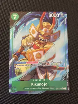 Kikunojo Alternate Alt Art SR EB04-012 One Piece TCG English OP14 Azure Seven - Image 1