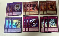 Yugioh! Masked HERO Deck Core 18 Card Maze of the Muertos MZMU Dusk Crow Atomic - Image 1