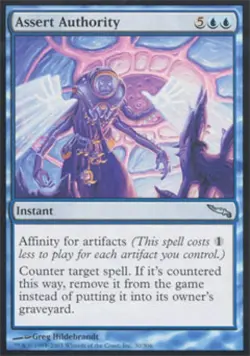 Assert Authority - Medium Play MTG Mirrodin - Image 1
