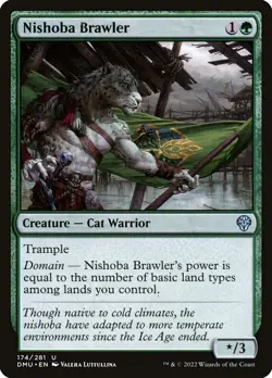 Nishoba Brawler #174/281 MTG Dominaria United DMU Uncommon Near Mint - Image 1
