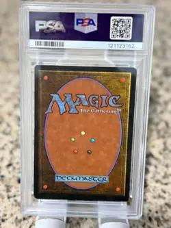 1994 MtG Magic the Gathering Revised Wooden Sphere Artifact PSA 8 - Image 2