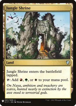 Jungle Shrine - Light Play MTG Mystery Booster - Image 1