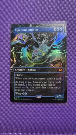 Quantum Riddler (Borderless) | Foil | Edge of Eternities | 305 MTG NM - Image 1