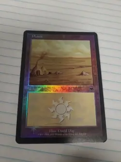 FOIL Plains #334, Onslaught, NM Magic the Gathering MTG - Image 1