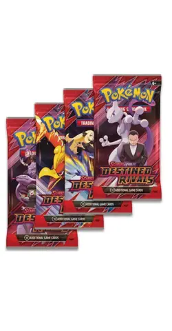Pokemon TCG: Destined Rivals Booster Packs x6 - INCLUDES ALL ARTS (NEW & SEALED) - Image 1