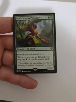 MTG - NM - Leaf-Crowned Visionary - Dominaria United - #167 - Image 3