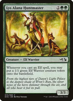 Lys Alana Huntmaster NonFoil Duel Decks Anthology: Elves vs. Goblins 10 NM MTG - Image 1