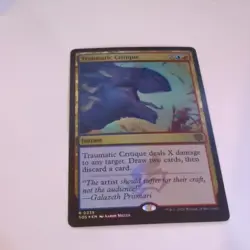 Traumatic Critique - FOIL - Secrets of Strixhaven - MTG - Image 1