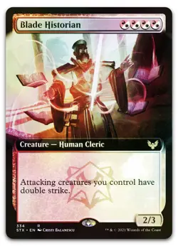 Blade Historian (Extended Art) #334 (Foil) (NM) Strixhaven STX Magic MTG - Image 1
